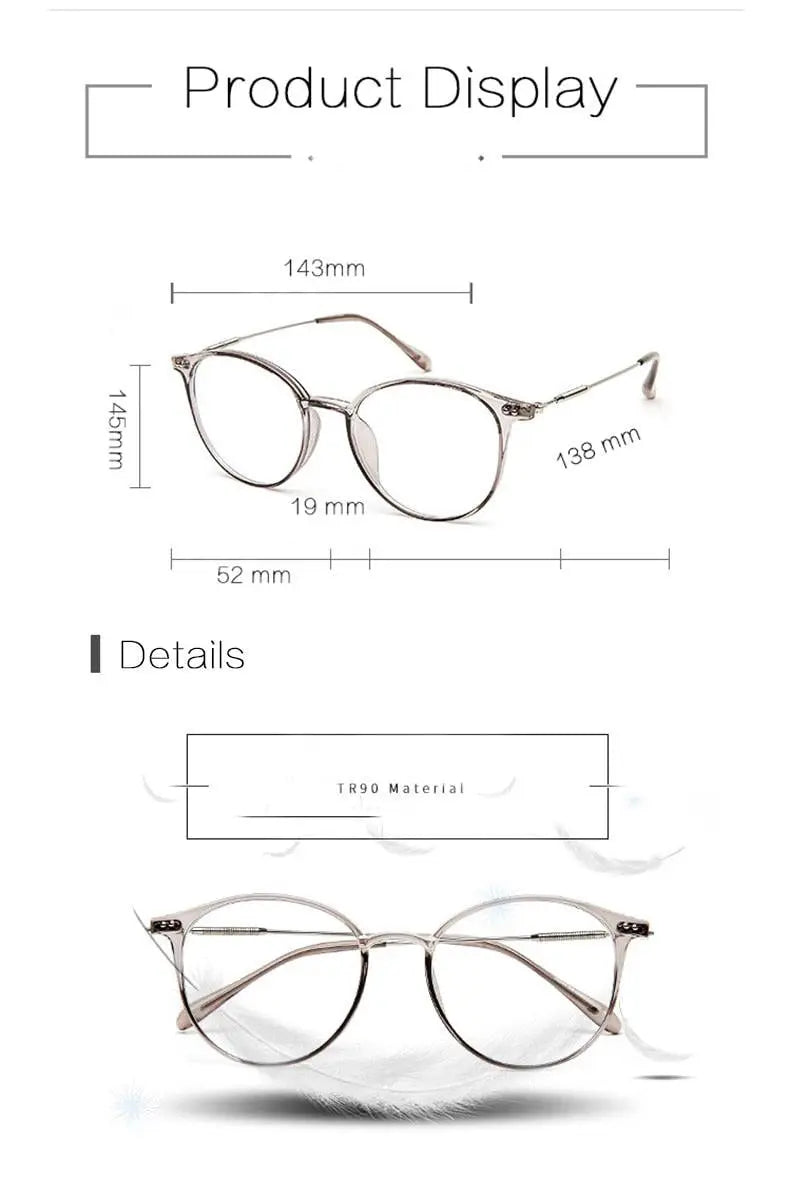 Unisex Round Full Rim Acetate Prescription Glasses — view 16 | Rx Spectacle