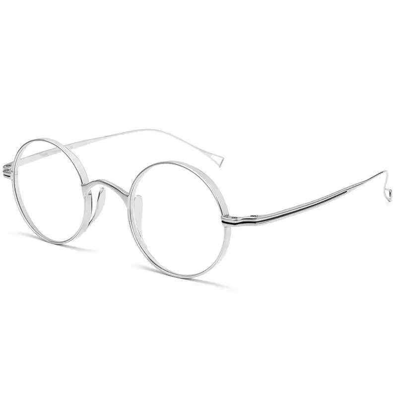 Unisex Full Rim Titanium Prescription Glasses 9818CK — view 8 | Rx Spectacle