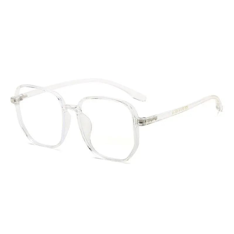 Women's Round Full Rim TR90 Oversized Prescription Glasses 1535 — view 3 | Rx Spectacle