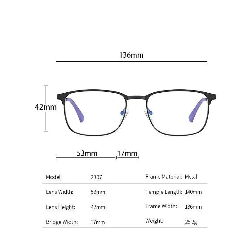 Men's Full Rim TR90 Prescription Glasses 2307 — view 3 | Rx Spectacle