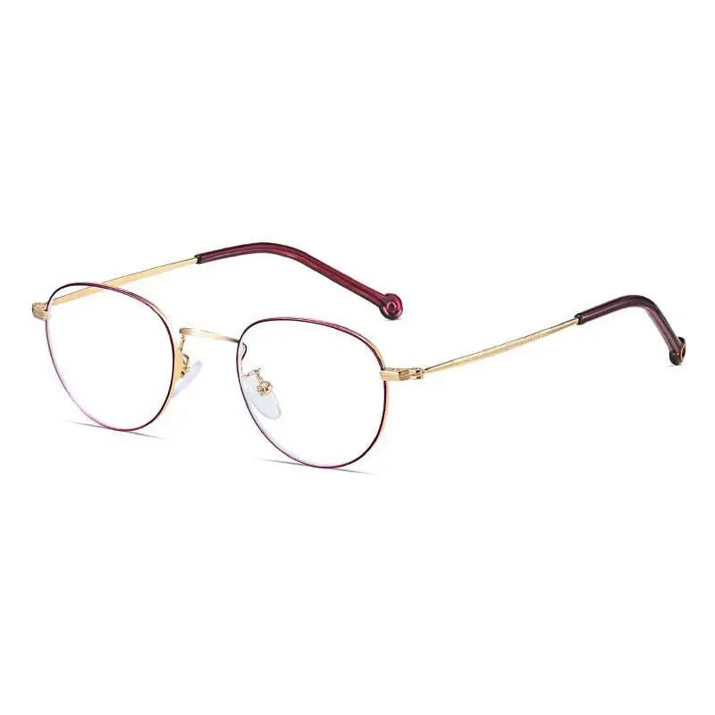 Unisex Round Full Rim Alloy Prescription Glasses 9957 — view 2 | Rx Spectacle