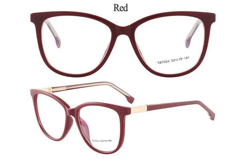 Cat Eye Full Rim TR90 Prescription Glasses 7004 — view 16 | Rx Spectacle