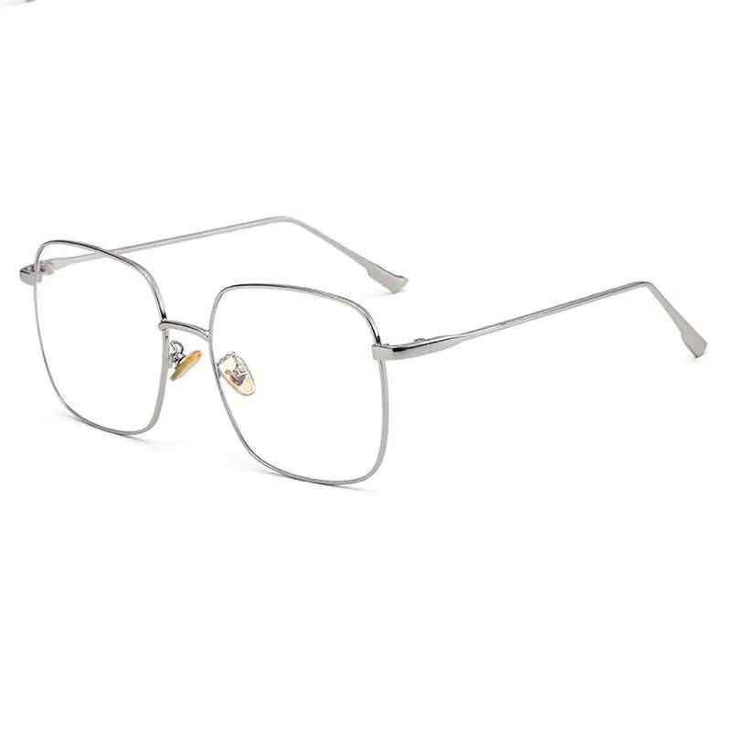 Unisex Square Full Rim Alloy Prescription Glasses 8810 — view 2 | Rx Spectacle