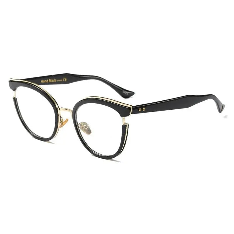 Women's Cat Eye Full Rim Acetate Prescription Glasses 97551 — view 5 | Rx Spectacle