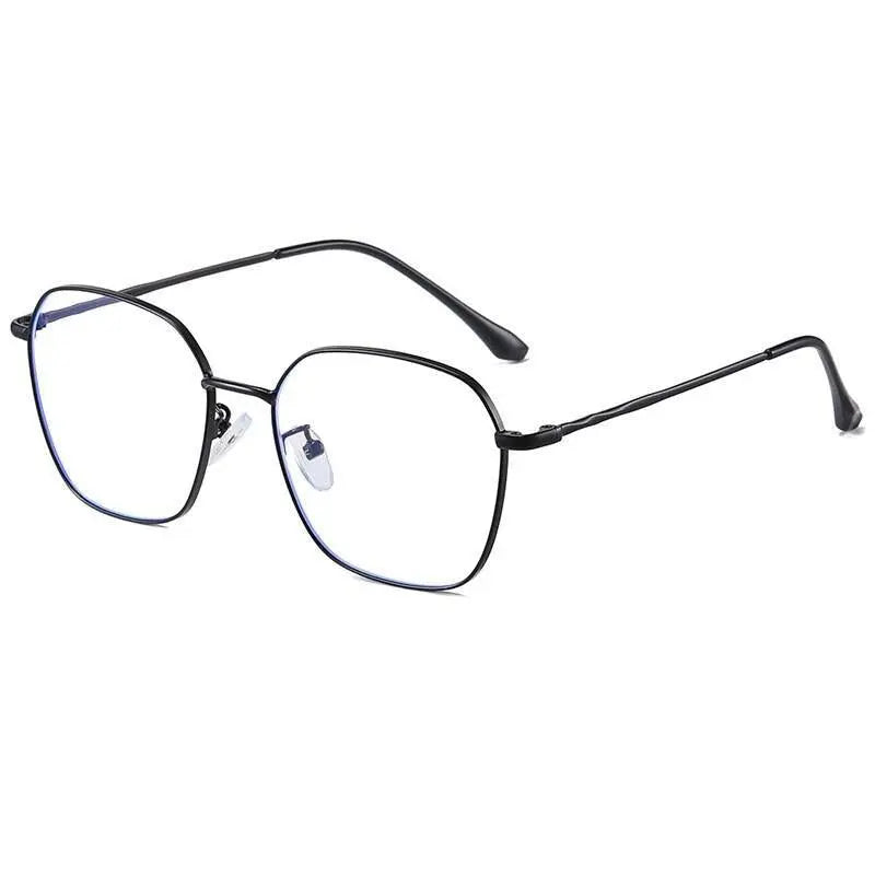 Unisex Polygon Full Rim Alloy Prescription Glasses Zy9037 — view 5 | Rx Spectacle