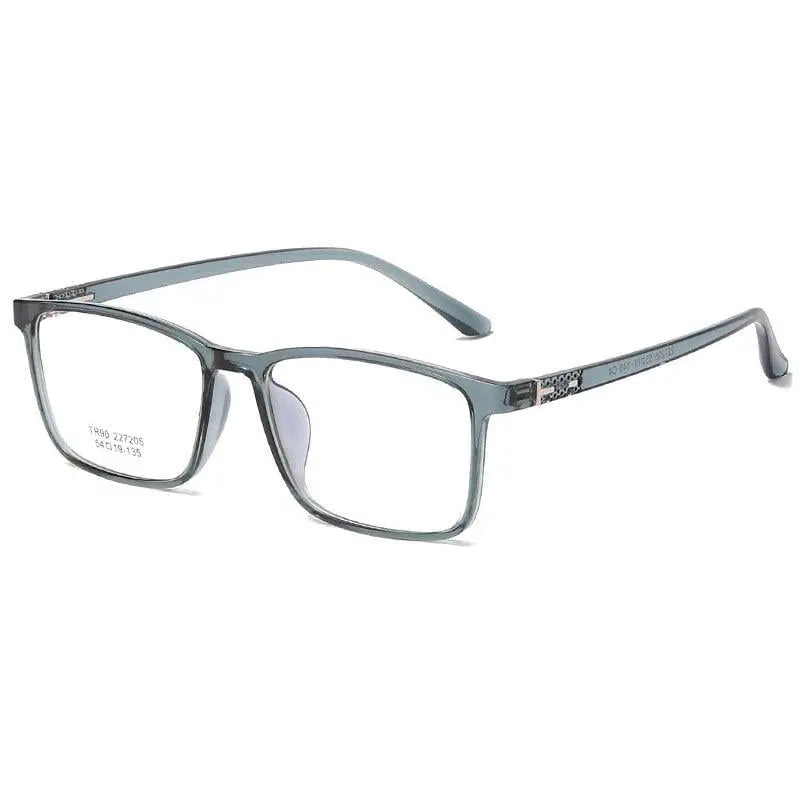Unisex Rectangular Full Rim TR90 Prescription Glasses 227 — view 11 | Rx Spectacle