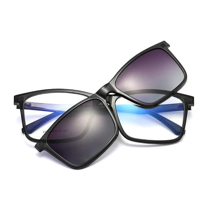 Men's Full Rim TR90 Clip-On Prescription Glasses 2126 — view 7 | Rx Spectacle