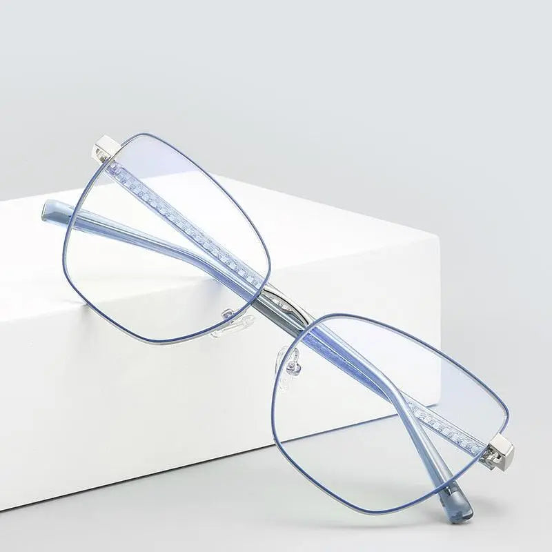 Women's Cat Eye Full Rim Alloy Prescription Glasses 3003 — view 1 | Rx Spectacle