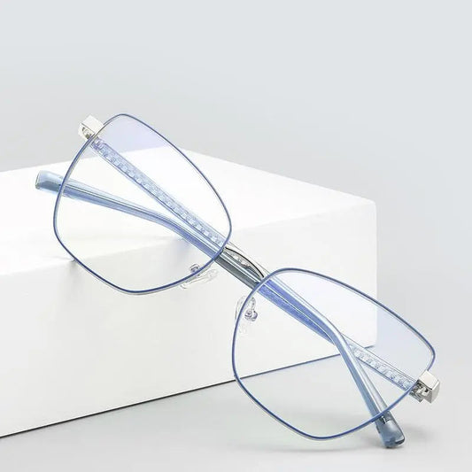 Women's Cat Eye Full Rim Alloy Prescription Glasses 3003 — view 1 | Rx Spectacle