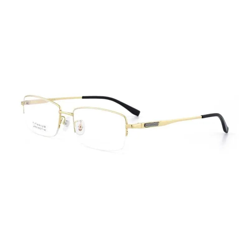 Men's Full Rim Titanium Prescription Glasses Lr7818 — view 10 | Rx Spectacle