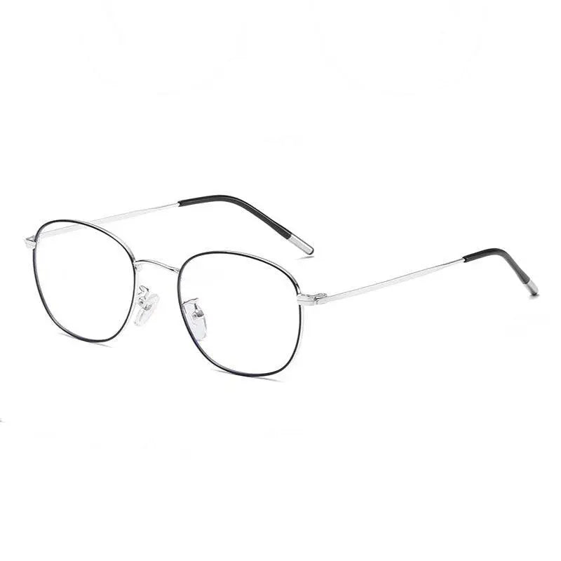 Unisex Round Full Rim Alloy Prescription Glasses 33006 — view 4 | Rx Spectacle