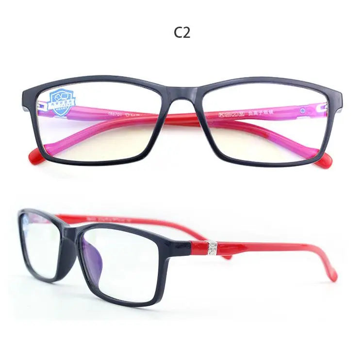 Unisex Square Full Rim Acetate Prescription Glasses N6701 — view 10 | Rx Spectacle