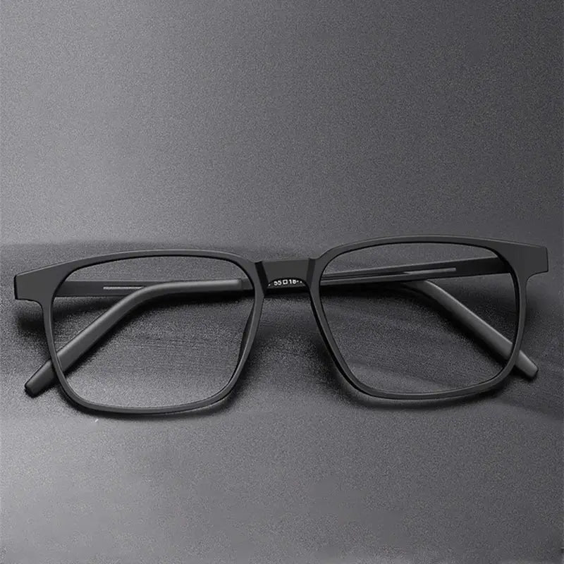 Men's Square Full Rim Titanium Prescription Glasses 3878 — view 1 | Rx Spectacle