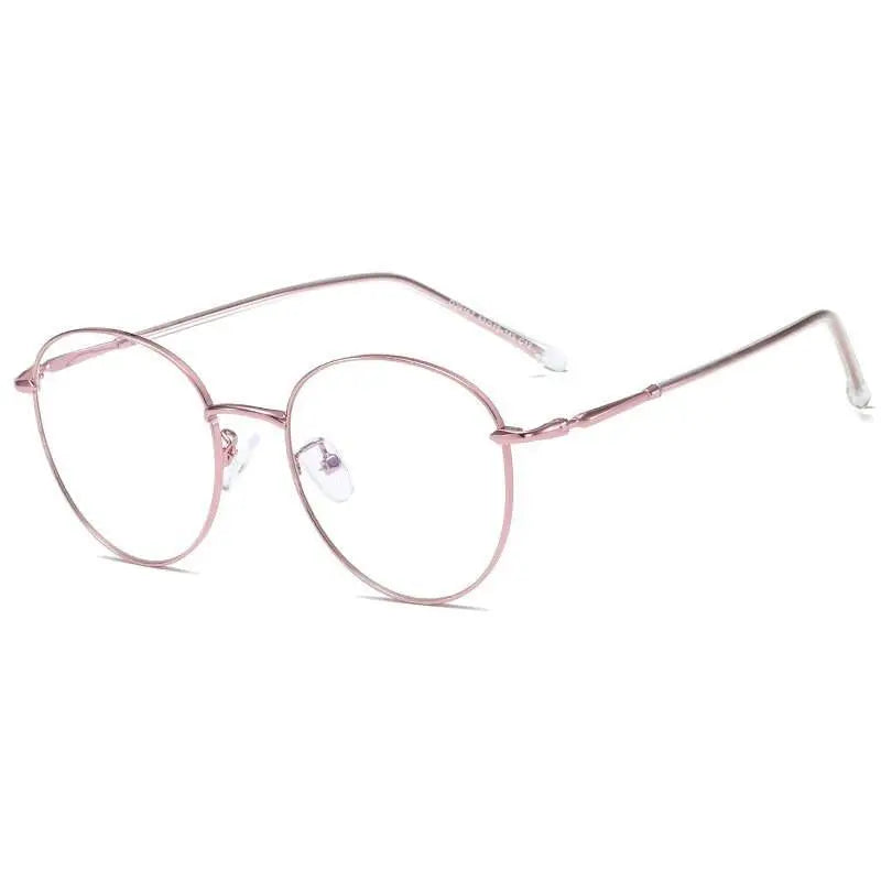 Unisex Round Full Rim Alloy Prescription Glasses 29167 — view 10 | Rx Spectacle