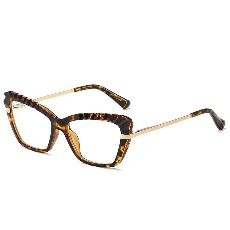 Women's Cat Eye Full Rim TR90 Prescription Glasses 2046 — view 2 | Rx Spectacle