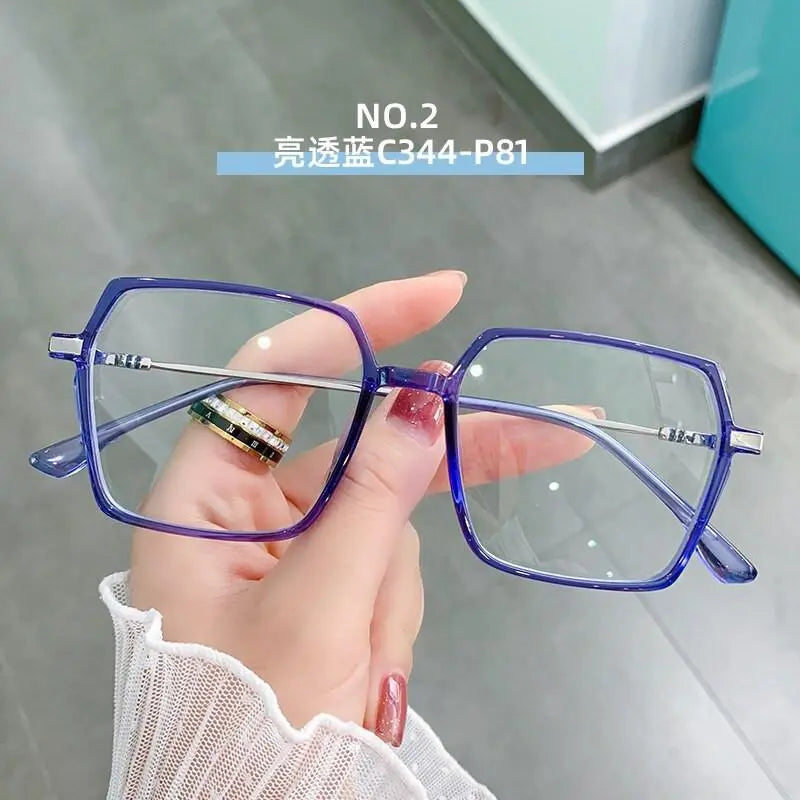 Women's Square Full Rim TR90 Prescription Glasses Lk308 — view 10 | Rx Spectacle