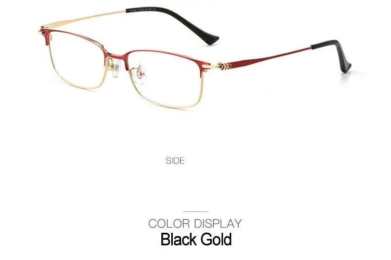 Women's Full Rim Titanium Prescription Glasses 86061 — view 21 | Rx Spectacle
