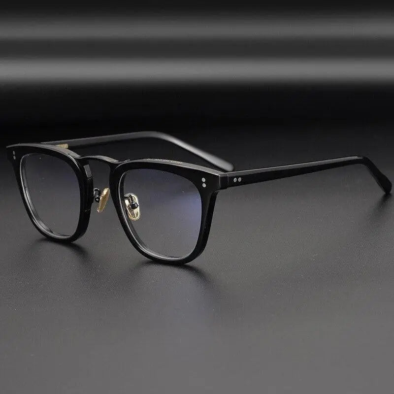 Men's Full Rim Acetate Prescription Glasses Y001 — view 8 | Rx Spectacle