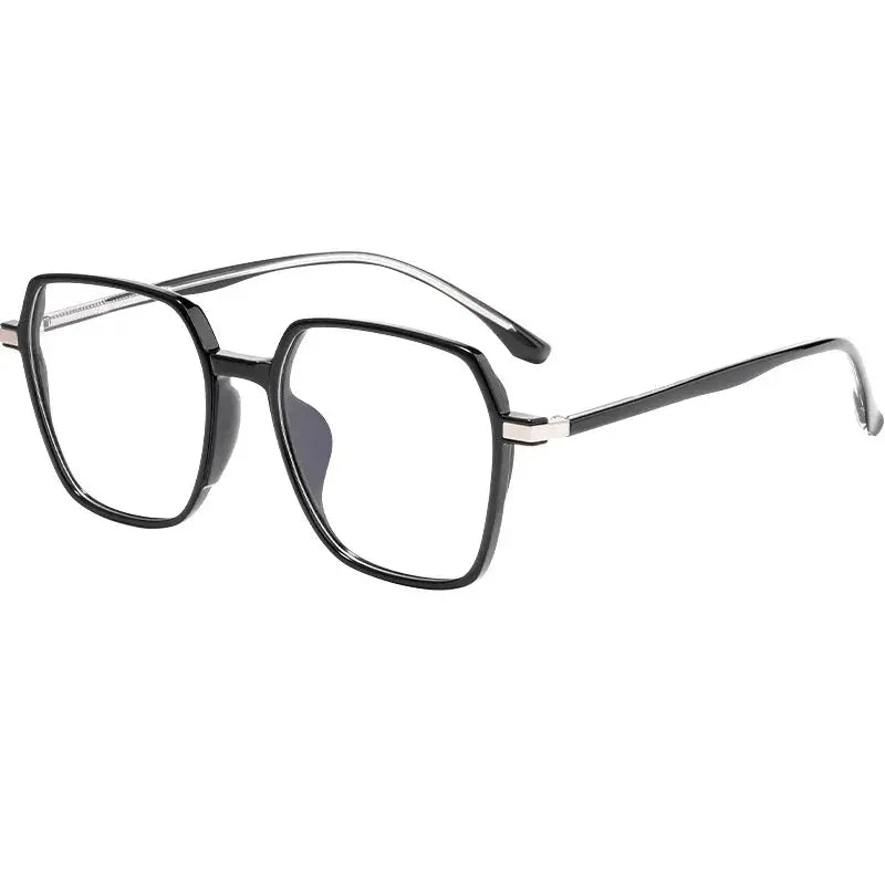 Unisex Polygon Full Rim Alloy Prescription Glasses 3700d — view 5 | Rx Spectacle