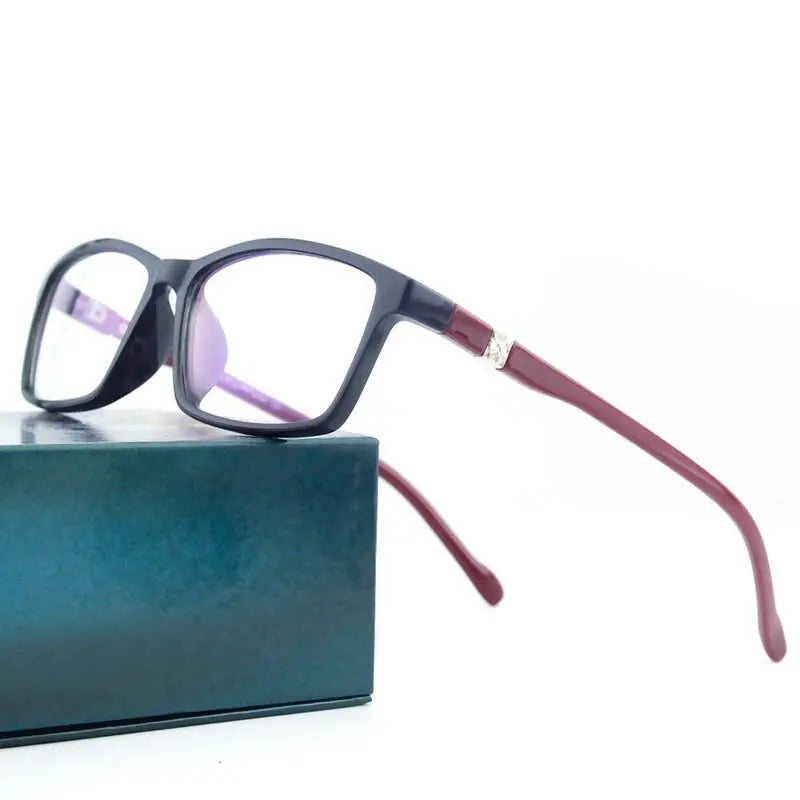 Unisex Square Full Rim Acetate Prescription Glasses N6701 — view 5 | Rx Spectacle