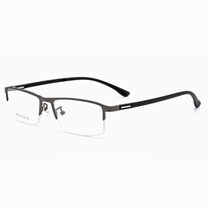 Men's Semi-Rimless TR90 Prescription Glasses — view 4 | Rx Spectacle