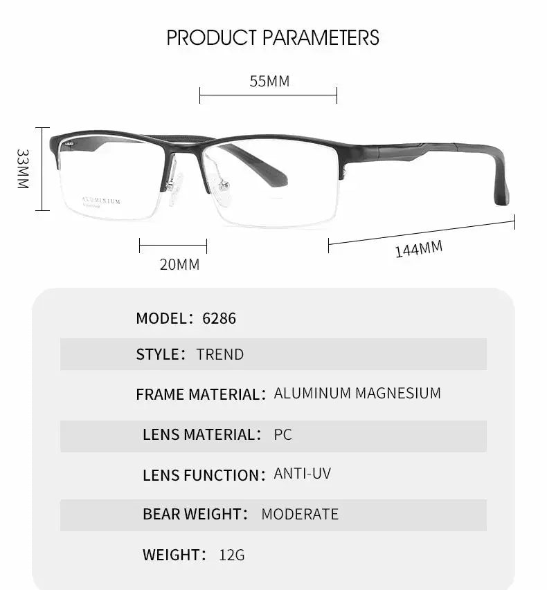 Women's Square Full Rim Prescription Glasses 462868 — view 2 | Rx Spectacle