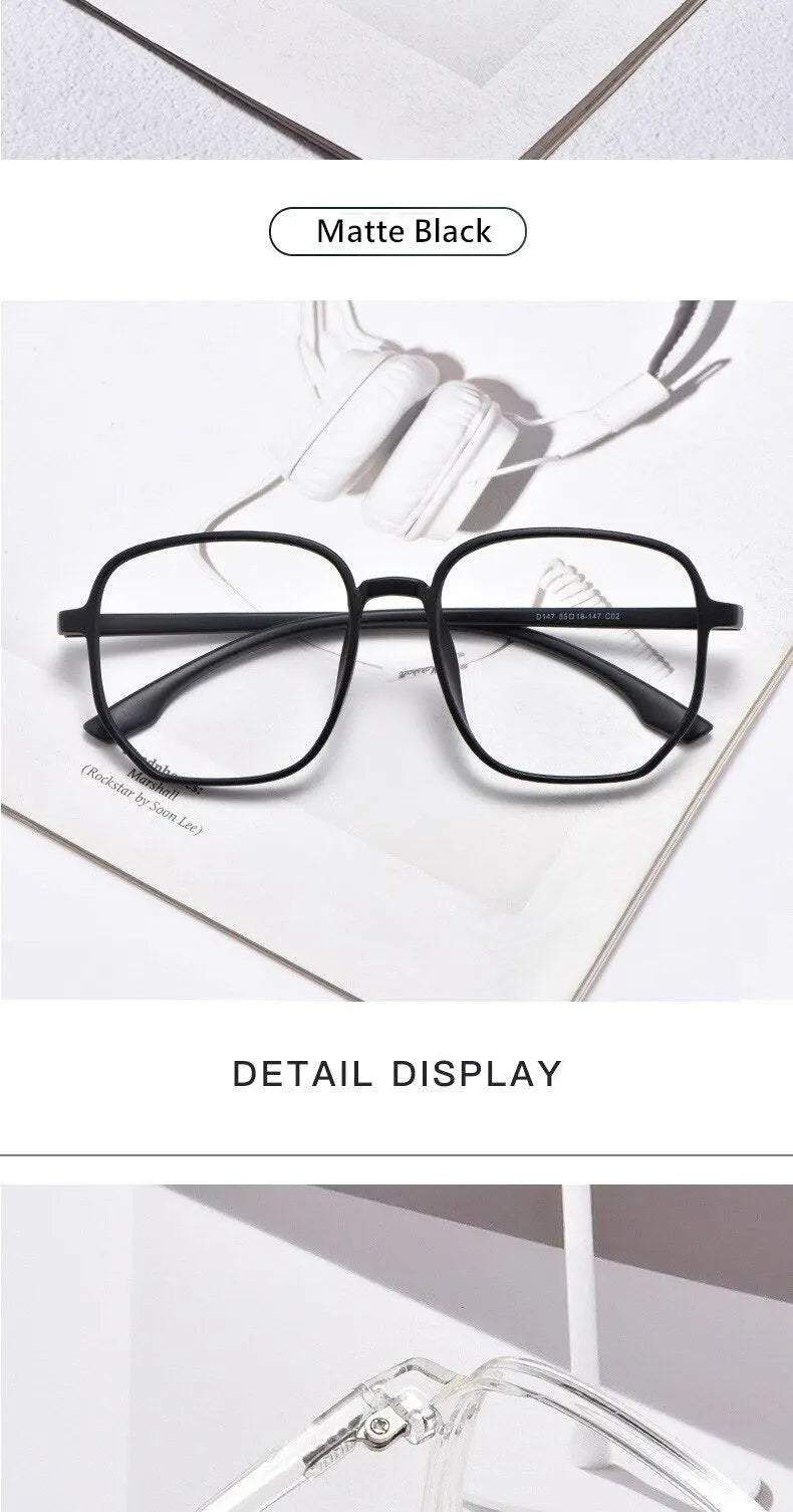 Unisex Polygon Full Rim Acetate Prescription Glasses D147 — view 20 | Rx Spectacle