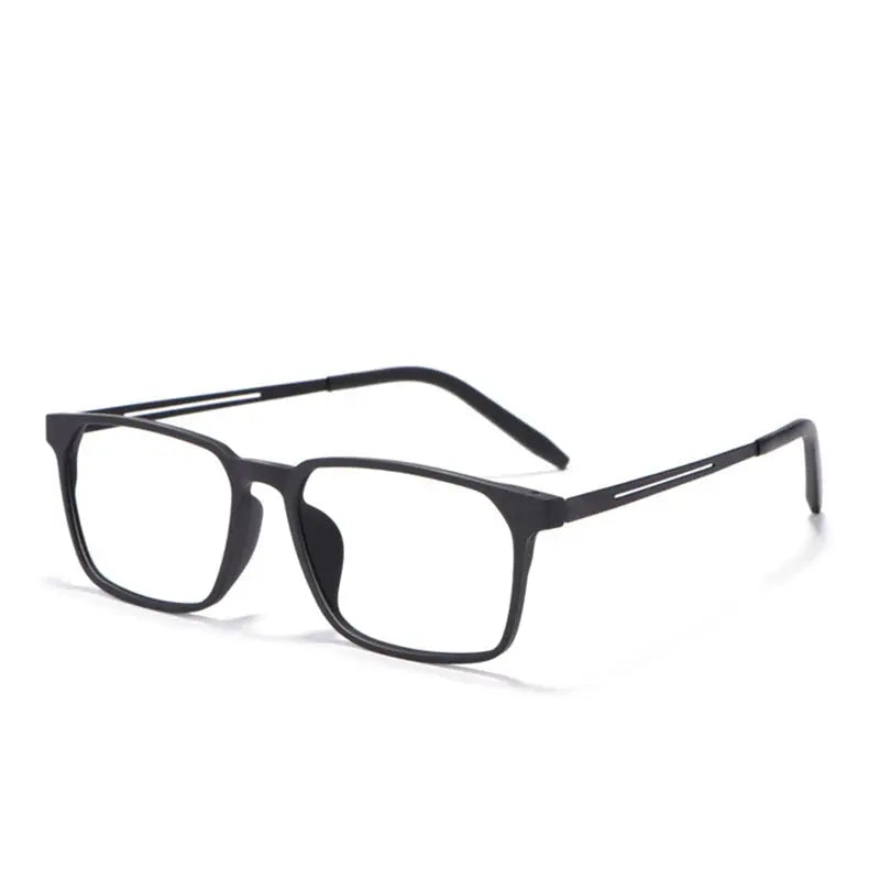 Men's Square Full Rim Titanium Prescription Glasses 3878 — view 6 | Rx Spectacle