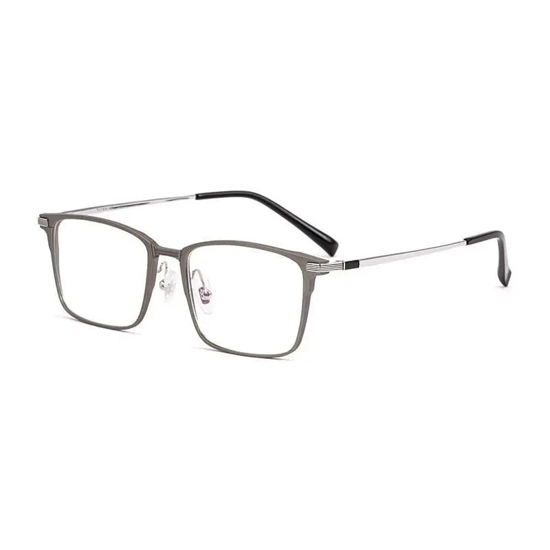 Unisex Square Full Rim Alloy Prescription Glasses 5051 — view 2 | Rx Spectacle