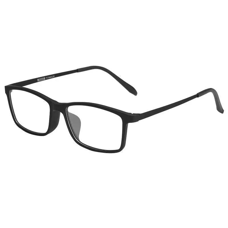 Unisex Square Full Rim Titanium Prescription Glasses HR3048 — view 7 | Rx Spectacle