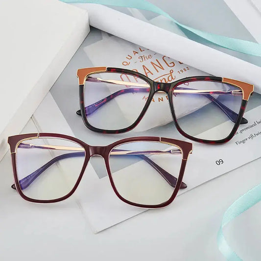 Women's Cat Eye Full Rim TR90 Prescription Glasses 7050 — view 1 | Rx Spectacle