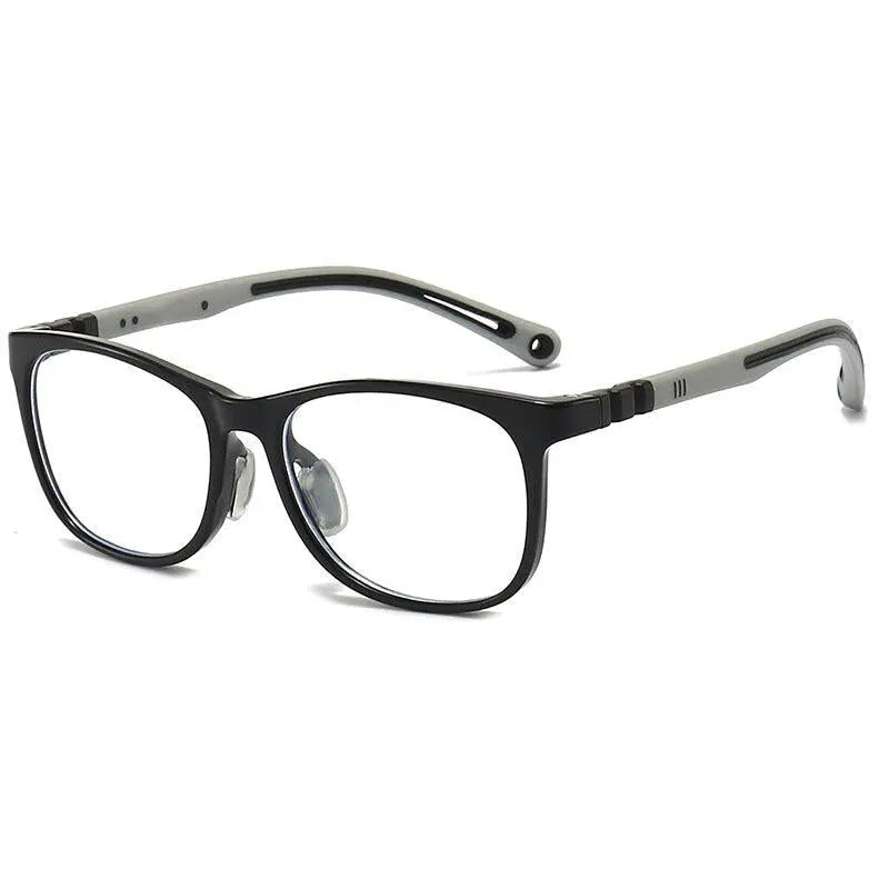 Unisex Square Full Rim Titanium Prescription Glasses Trd105 — view 9 | Rx Spectacle