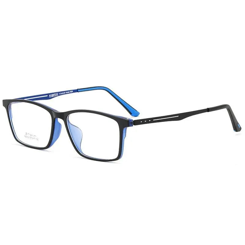 Men's Square Full Rim Titanium Prescription Glasses Y2012 — view 4 | Rx Spectacle