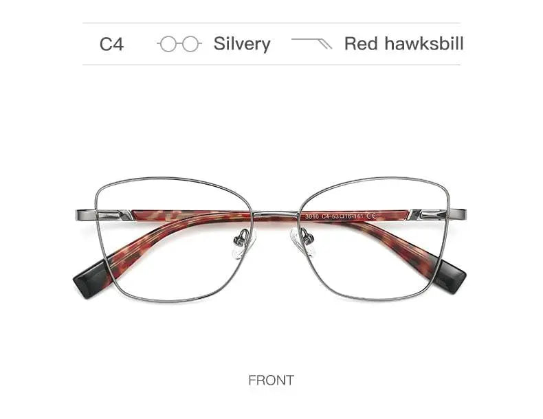 Unisex Square Full Rim Alloy Prescription Glasses 3010 — view 25 | Rx Spectacle