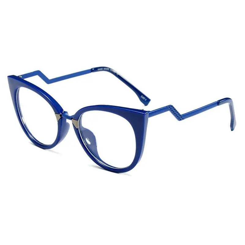 Women's Cat Eye Full Rim Acetate Prescription Glasses 97320 — view 1 | Rx Spectacle