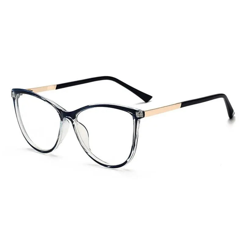 Unisex Cat Eye Full Rim Alloy Prescription Glasses 32002 — view 8 | Rx Spectacle