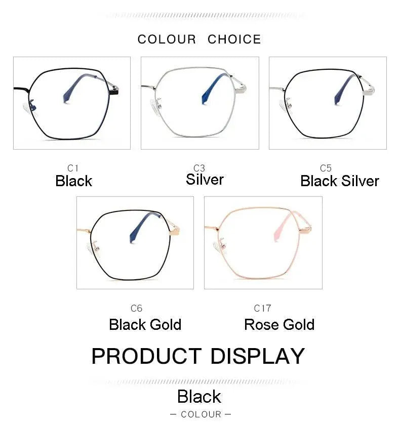 Unisex Full Rim Alloy Prescription Glasses 9339 — view 13 | Rx Spectacle