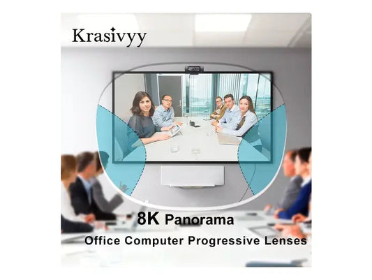 Office Wide 8K Panorama Progressive Clear Lenses — view 1 | Rx Spectacle