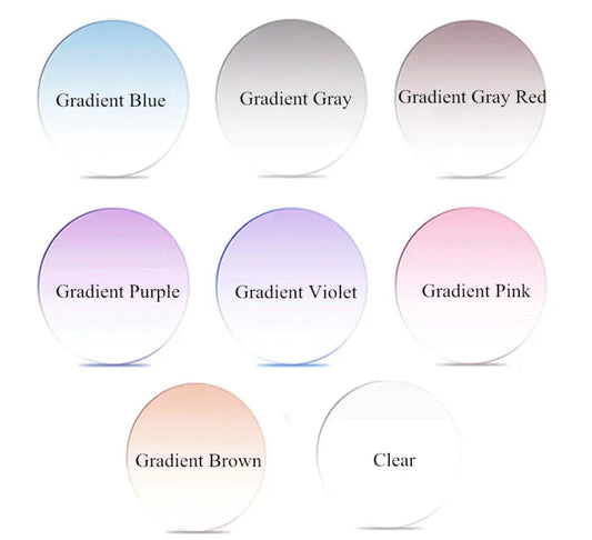 Progressive M-8 Anti Blue Gradient Tint Lenses — view 1 | Rx Spectacle