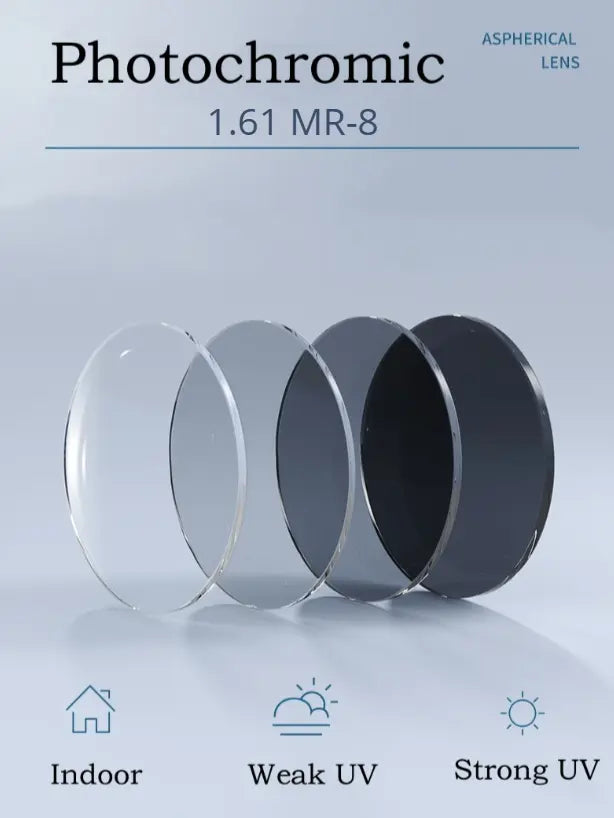 Single Vision 1.61 MR Series Photochromic Lenses — view 1 | Rx Spectacle