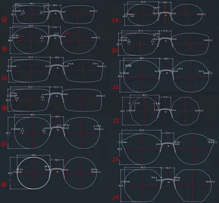 Men's Rimless Titanium Prescription Glasses 611 — view 18 | Rx Spectacle
