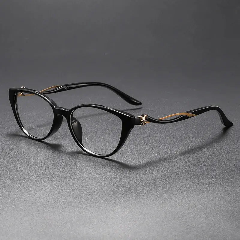 Women's Cat Eye Full Rim TR90 Prescription Glasses 726026 — view 3 | Rx Spectacle