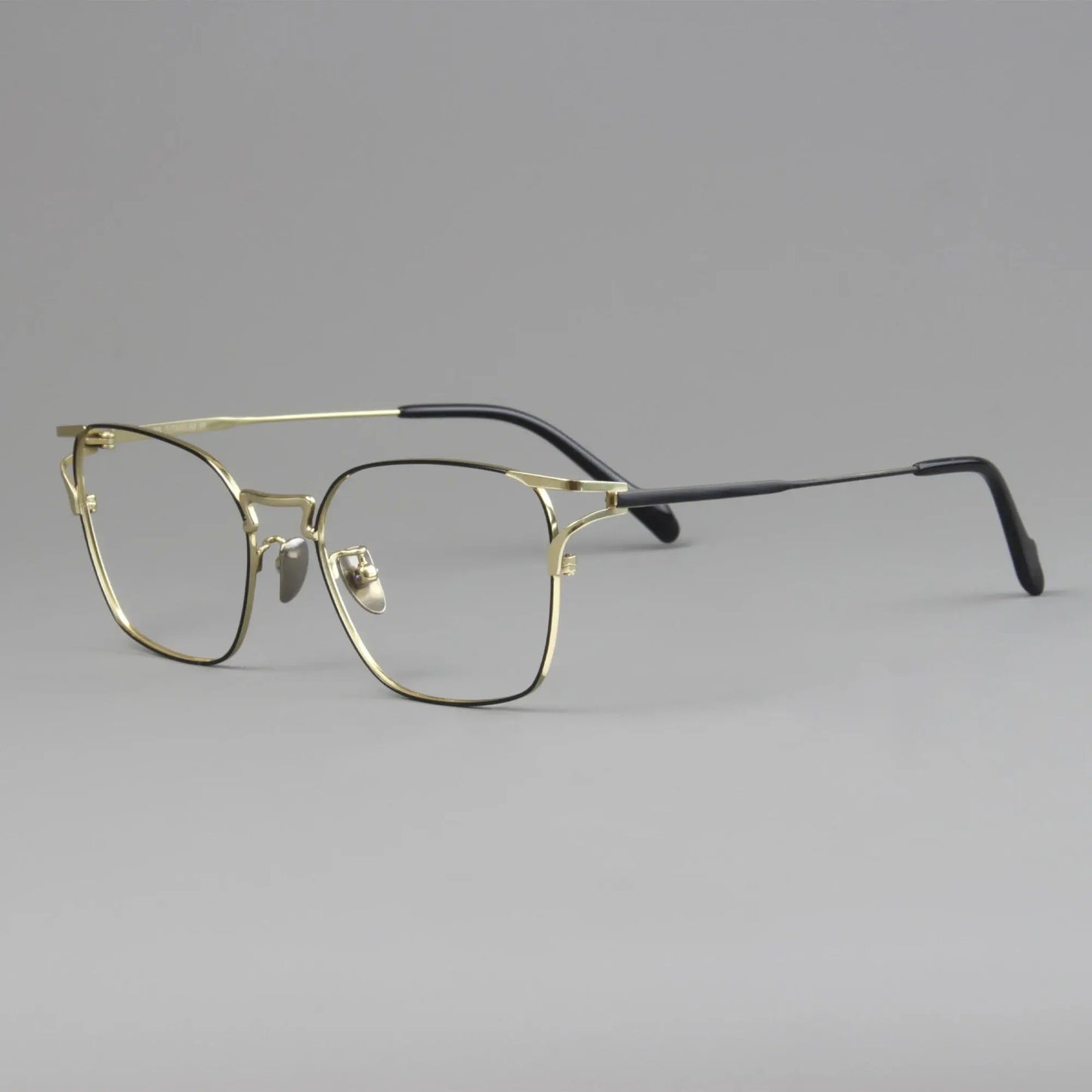 Unisex Square Full Rim Titanium Prescription Glasses 360038 — view 4 | Rx Spectacle