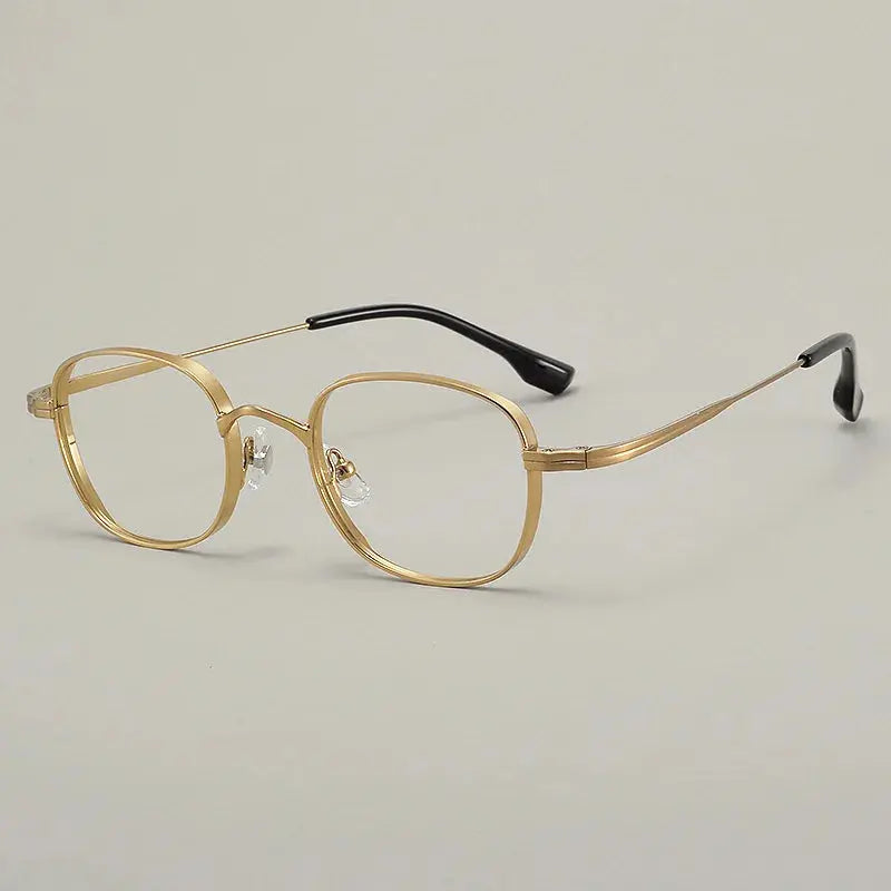 Unisex Oval Full Rim Titanium Prescription Glasses 310520 — view 4 | Rx Spectacle