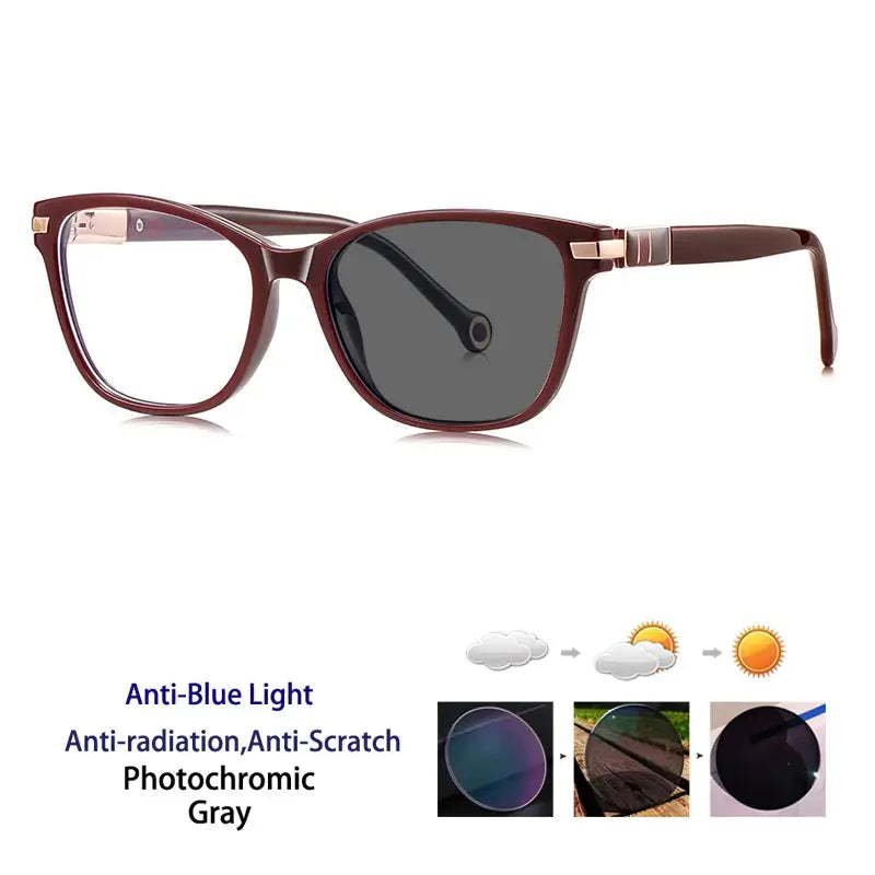 Women's Cat Eye Full Rim Acetate Reading Glasses 512221 — view 3 | Rx Spectacle