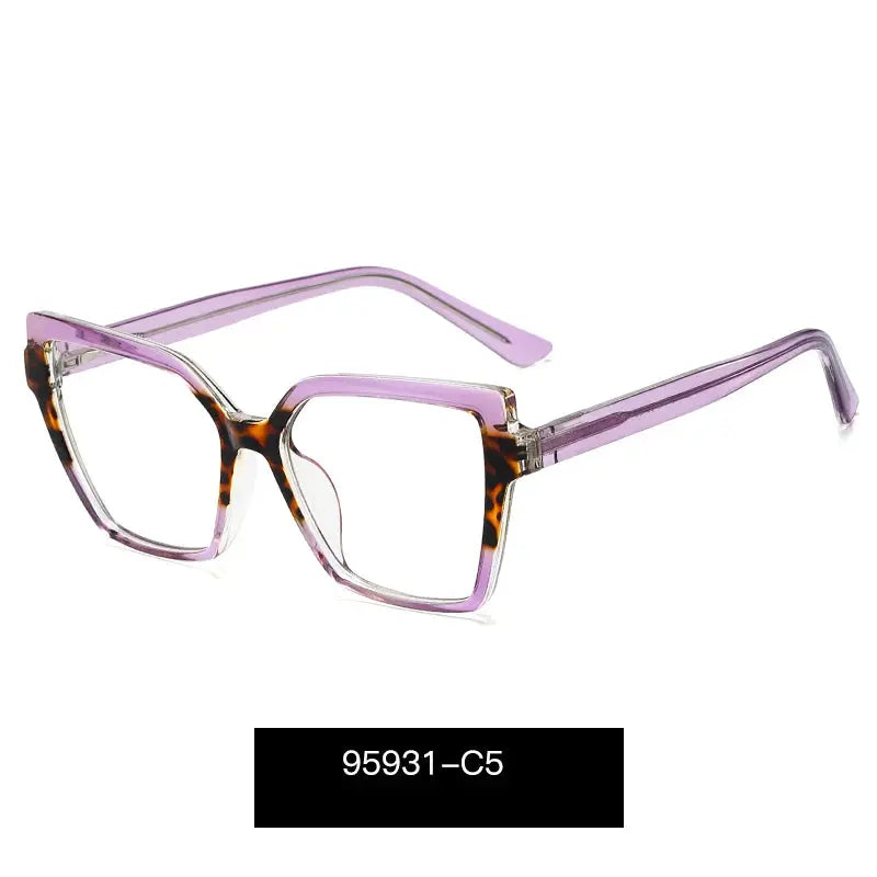 Women's Cat Eye Full Rim TR90 Prescription Glasses 795931 — view 6 | Rx Spectacle
