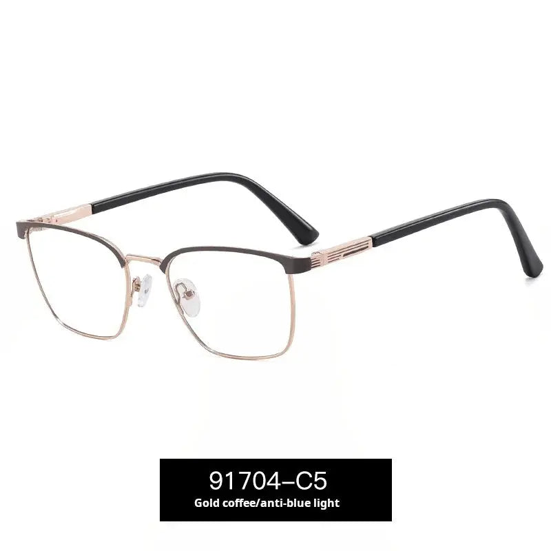 Square Full Rim Alloy Prescription Glasses 91704 — view 12 | Rx Spectacle