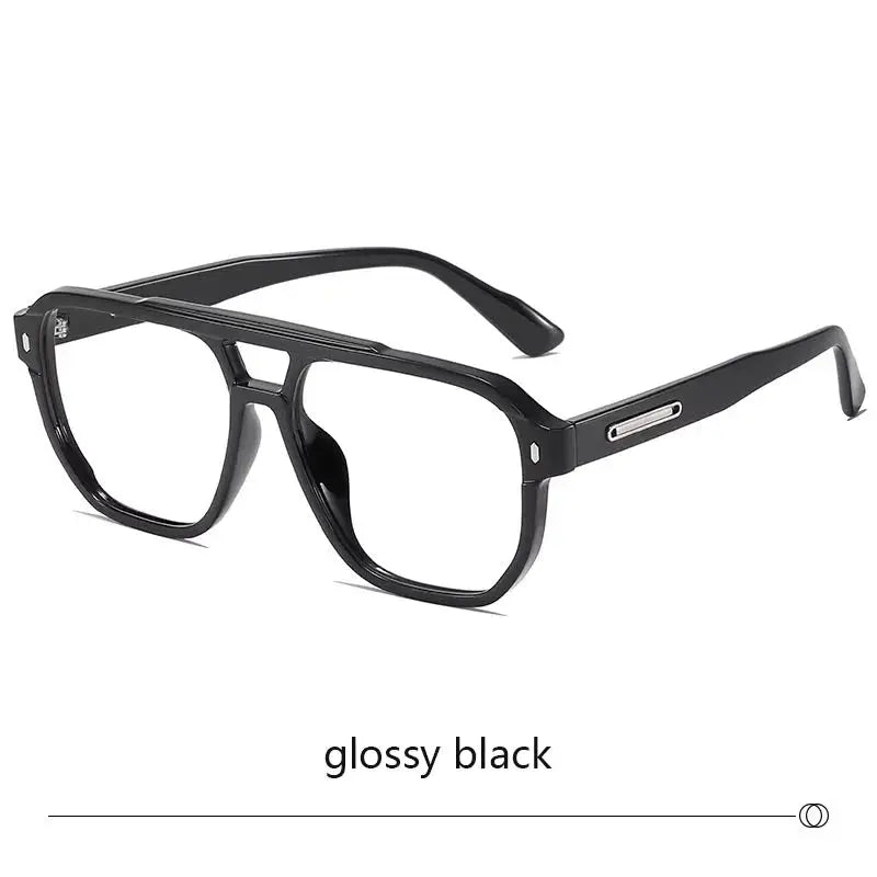 Men's Square Full Rim Acetate Double Bridge Prescription Glasses 220200 — view 5 | Rx Spectacle