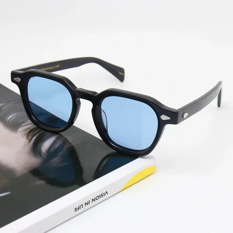 Unisex Square Full Rim Acetate Prescription Glasses 23145 — view 8 | Rx Spectacle