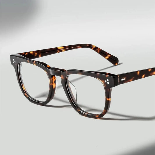 Unisex Oval Full Rim Acetate Prescription Glasses 398620 — view 1 | Rx Spectacle